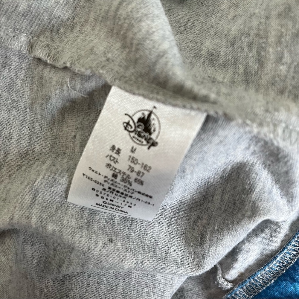 DISNEY JAPAN sz S Lilo & STITCH Scrump Gray Short Sleeve Tee TShirt - Picture 8 of 8